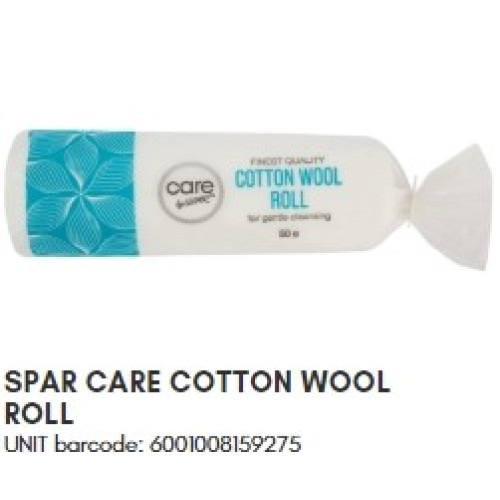 SPAR CARE COTTON WOOL ROLL  50G (RF)